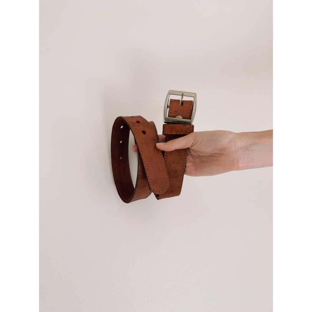 Vintage tan belt